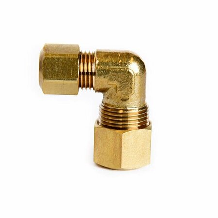 ATC 3/8 in. Compression X 1/4 in. D Compression Brass 90 Degree Elbow 6JC121010711013